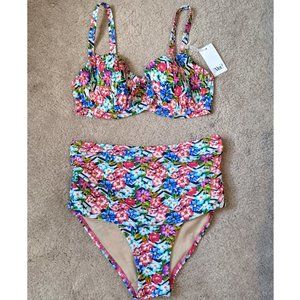 NWT Pour Moi Wonderland Bikini, 32DD and UK 10